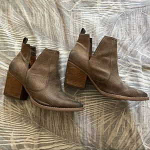 Block Heel Ankle Booties